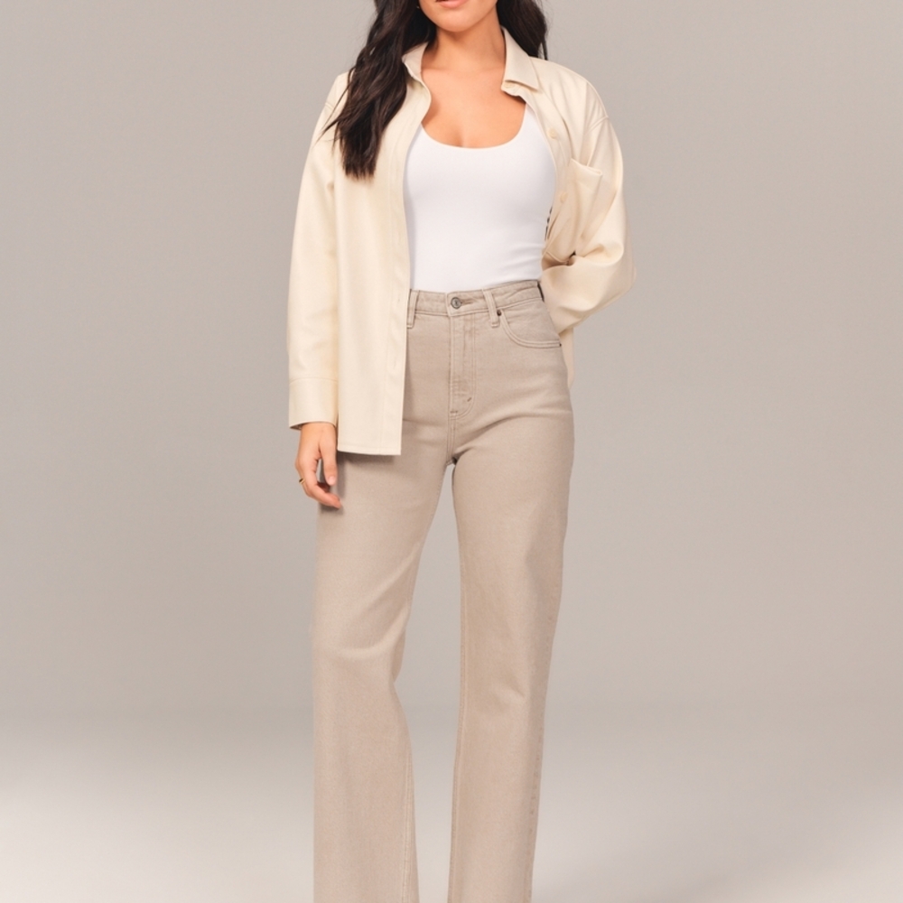 ** Bundle & SAVE ** Abercrombie & Fitch Beige Jeans